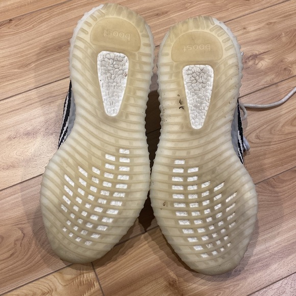 Used Yeezy 350 Zebra - Size 12 mens - No box - Picture 3 of 4